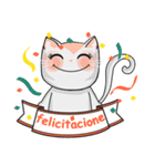 HOLA CHABBY CAT (Spanish)（個別スタンプ：17）