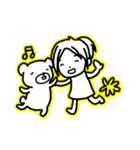 色が運ぶ言葉vol.001【イエロー】（個別スタンプ：8）