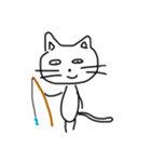 ネコくん ねこじゃらし（個別スタンプ：4）