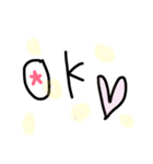 顔文字 普段使える かわいい（個別スタンプ：11）