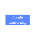 カップル向け 記念日（個別スタンプ：7）