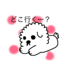 ビションフリーゼのマカロンとばうむ2（個別スタンプ：1）