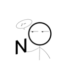 毎日使える意外と可愛い棒人間（個別スタンプ：2）