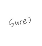 日常English（個別スタンプ：3）