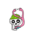 Neon Brain Skull（個別スタンプ：8）