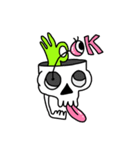 Neon Brain Skull（個別スタンプ：15）