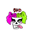Neon Brain Skull（個別スタンプ：28）