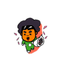 Curly Q brother2（個別スタンプ：6）