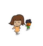 Curly Q brother2（個別スタンプ：7）