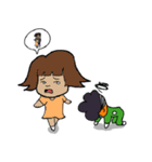 Curly Q brother2（個別スタンプ：8）