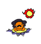 Curly Q brother2（個別スタンプ：9）