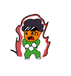 Curly Q brother2（個別スタンプ：35）