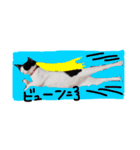 白黒ねこももこの日常（個別スタンプ：19）