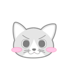 どうぶつ百面相（ねこ）（個別スタンプ：3）