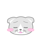 どうぶつ百面相（ねこ）（個別スタンプ：15）