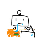 無表情ロボットくん 2（個別スタンプ：38）