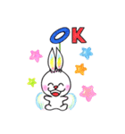 虹耳うさぎ（個別スタンプ：16）