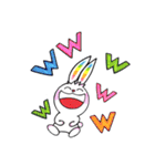 虹耳うさぎ（個別スタンプ：20）