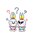 虹耳うさぎ（個別スタンプ：26）