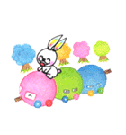 虹耳うさぎ（個別スタンプ：34）