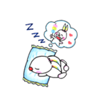 虹耳うさぎ（個別スタンプ：40）