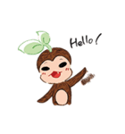 光合成くんとラベンダーちゃん（個別スタンプ：1）