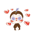 光合成くんとラベンダーちゃん（個別スタンプ：8）