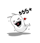 赤 カタツムリ（個別スタンプ：3）