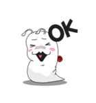 赤 カタツムリ（個別スタンプ：9）
