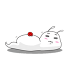 赤 カタツムリ（個別スタンプ：10）