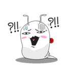 赤 カタツムリ（個別スタンプ：12）