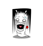 赤 カタツムリ（個別スタンプ：27）