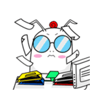 赤 カタツムリ（個別スタンプ：38）