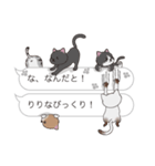 【りりな】猫だらけの吹き出し（個別スタンプ：20）