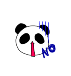 monokuro panda（個別スタンプ：8）