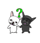 フレンチブル 『ぶん太』と『あられ』（個別スタンプ：30）