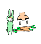 うさぎになりたかった人間。（個別スタンプ：23）