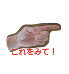 Hand表現（個別スタンプ：4）