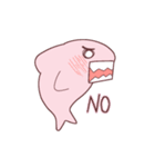 Cute Dolphin and Cute Shark（個別スタンプ：7）