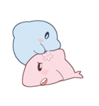 Cute Dolphin and Cute Shark（個別スタンプ：14）
