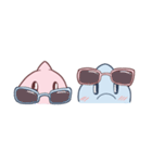 Cute Dolphin and Cute Shark（個別スタンプ：16）