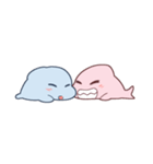 Cute Dolphin and Cute Shark（個別スタンプ：24）
