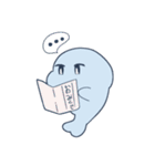 Cute Dolphin and Cute Shark（個別スタンプ：28）