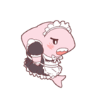 Cute Dolphin and Cute Shark（個別スタンプ：35）