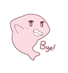 Cute Dolphin and Cute Shark（個別スタンプ：37）