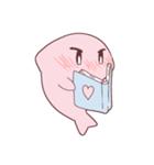 Cute Dolphin and Cute Shark（個別スタンプ：38）