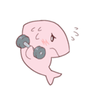 Cute Dolphin and Cute Shark（個別スタンプ：40）