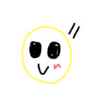 変な顔！！（個別スタンプ：1）