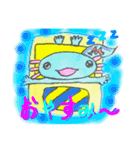 ウーパールーパーまゆさん！（個別スタンプ：3）
