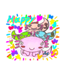 ウーパールーパーまゆさん！（個別スタンプ：16）